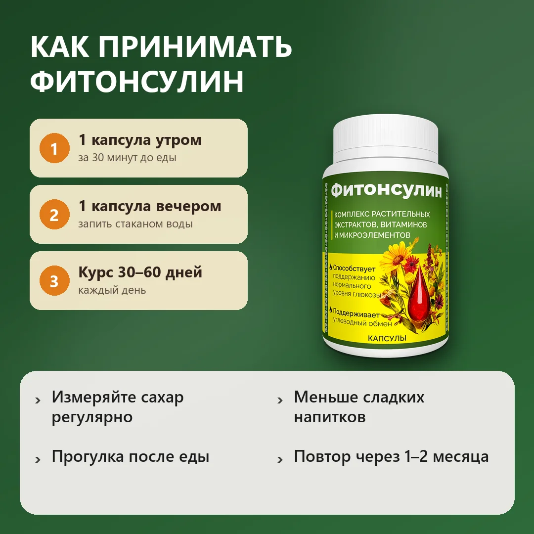 Как принимать Фитонсулин